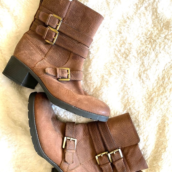 Rockport genuine leather buckle boot - Picture 2 of 9